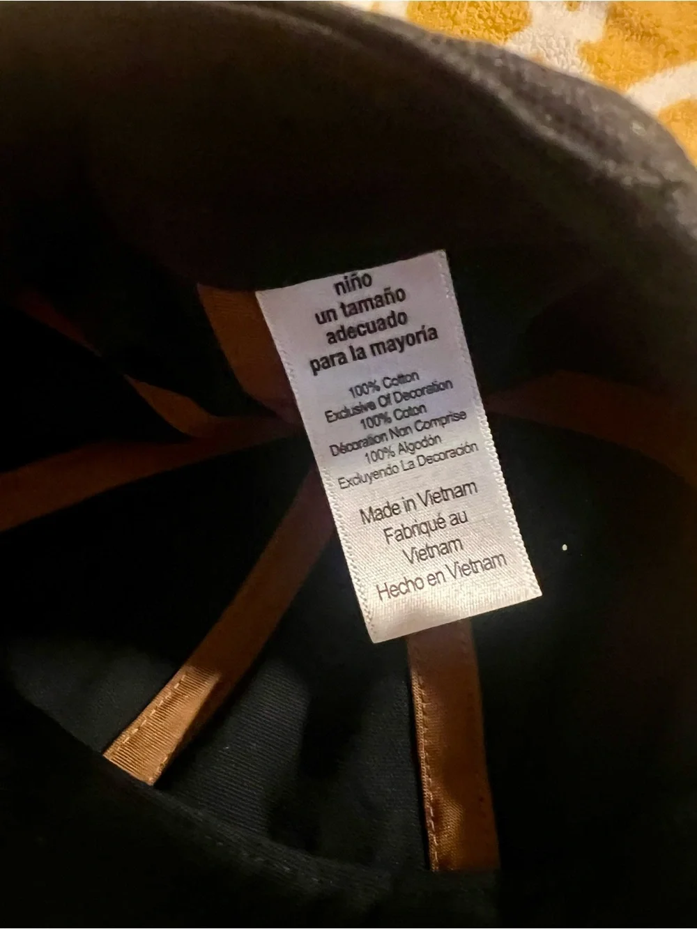 Carhartt Black Cap with Gold Logo Patch